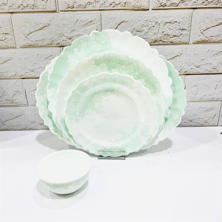 سرویس آرکوپال(آیروپال )25 پارچه نورای فیروزه‌ای مارک مقصود